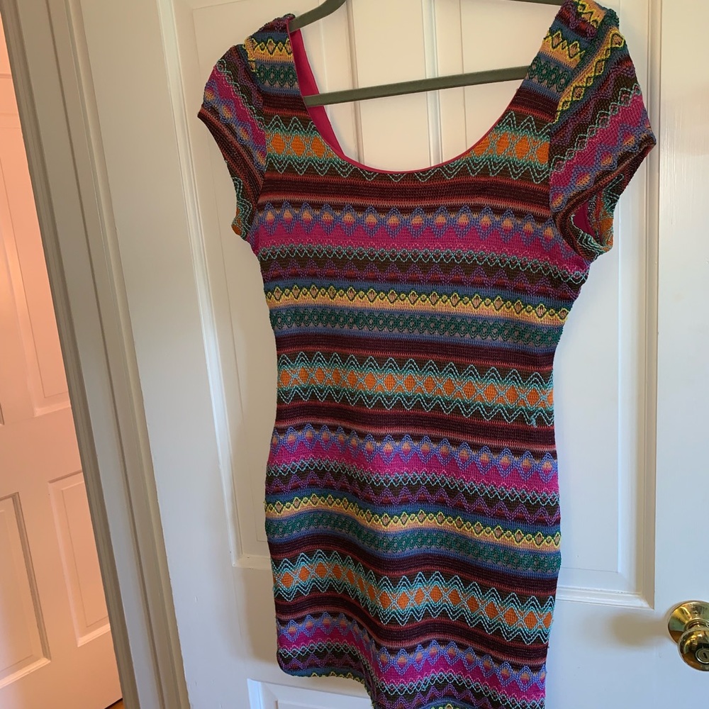 Tribal print dress 💫💙